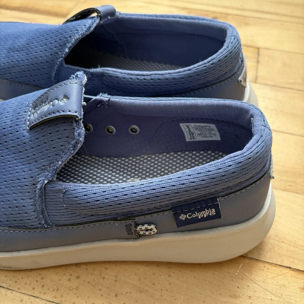 Columbia Boatside Breath PFG Women's‎ Boat Shoes Blue Women's Size 8